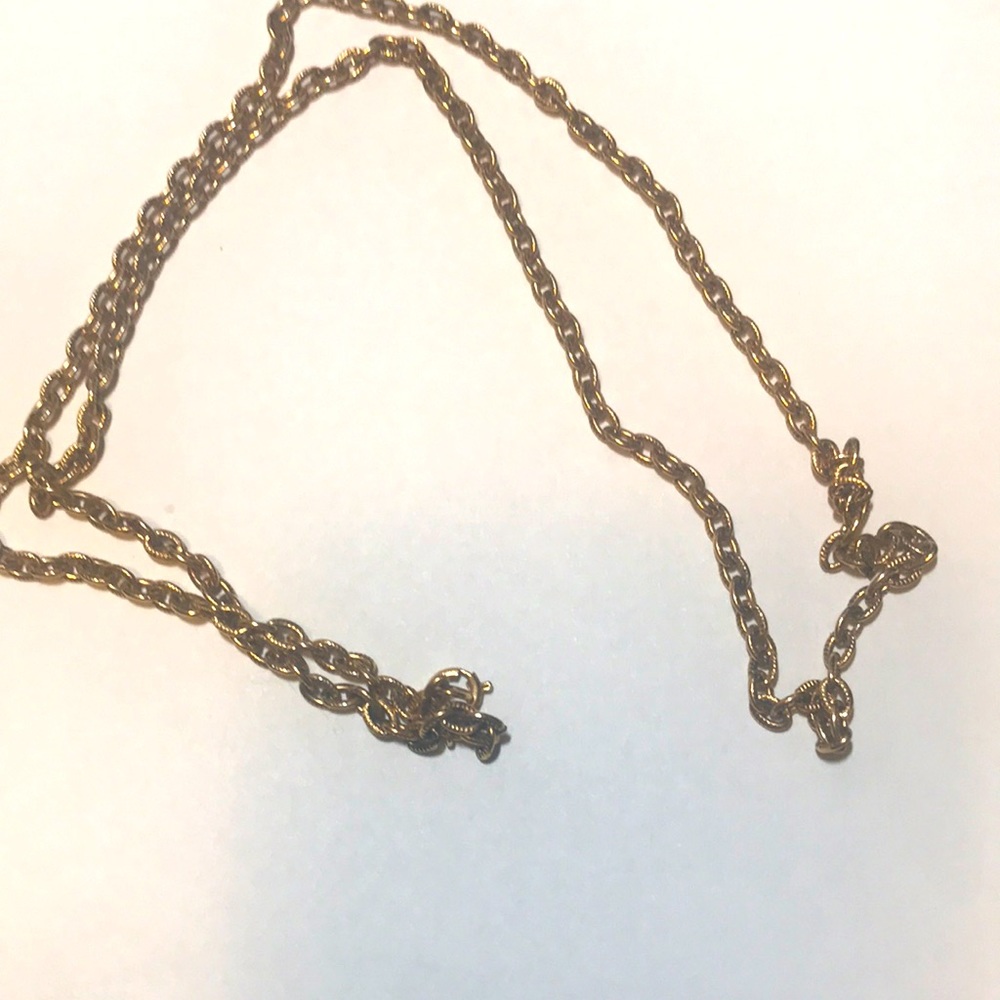 Gold tone chain
